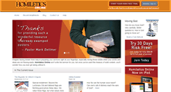 Desktop Screenshot of homileticsonline.com